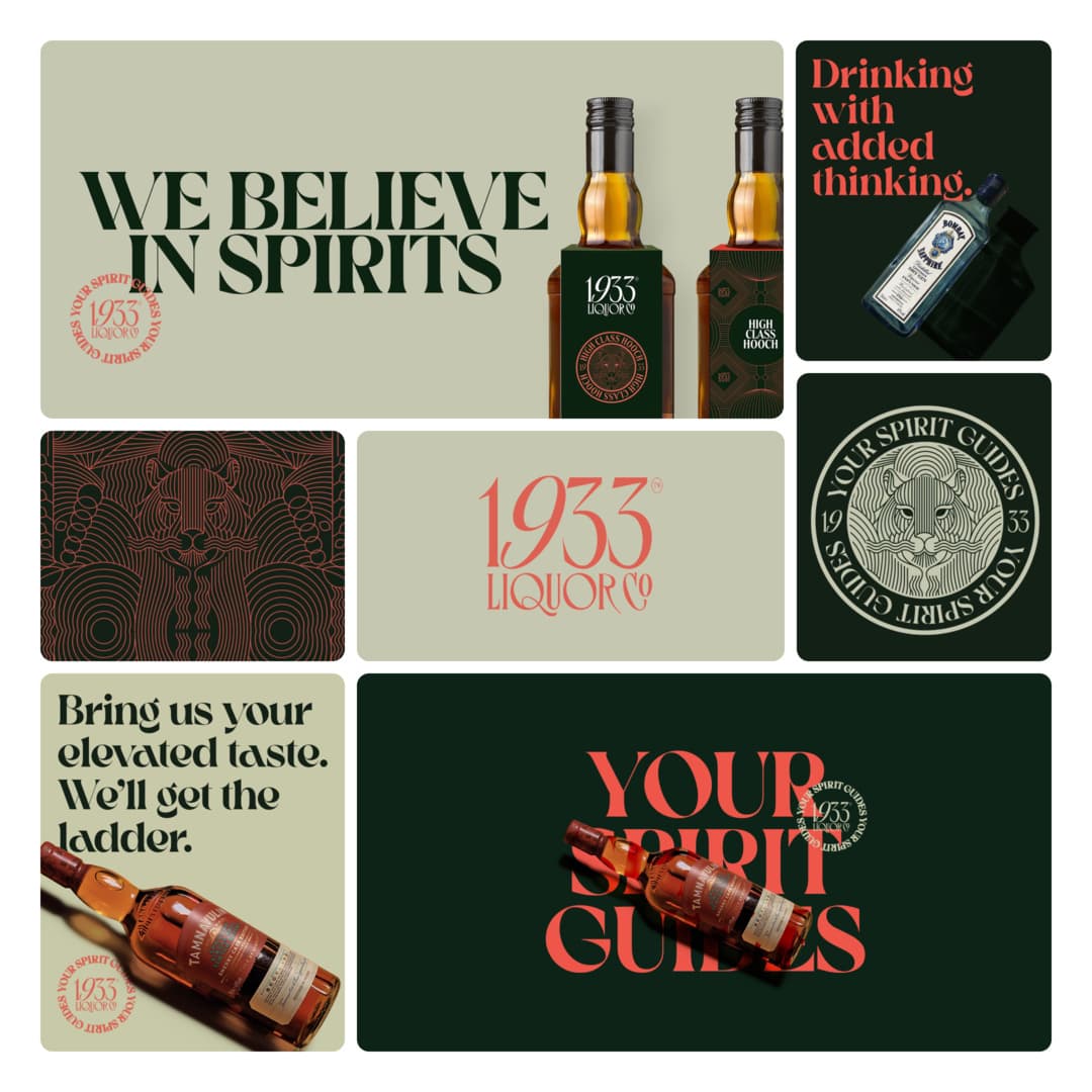 1933 Liquor Co brand bento