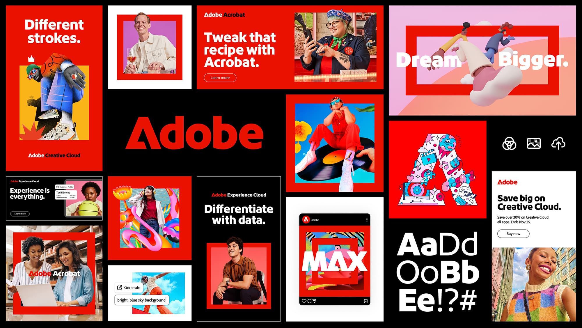 Adobe brand bento