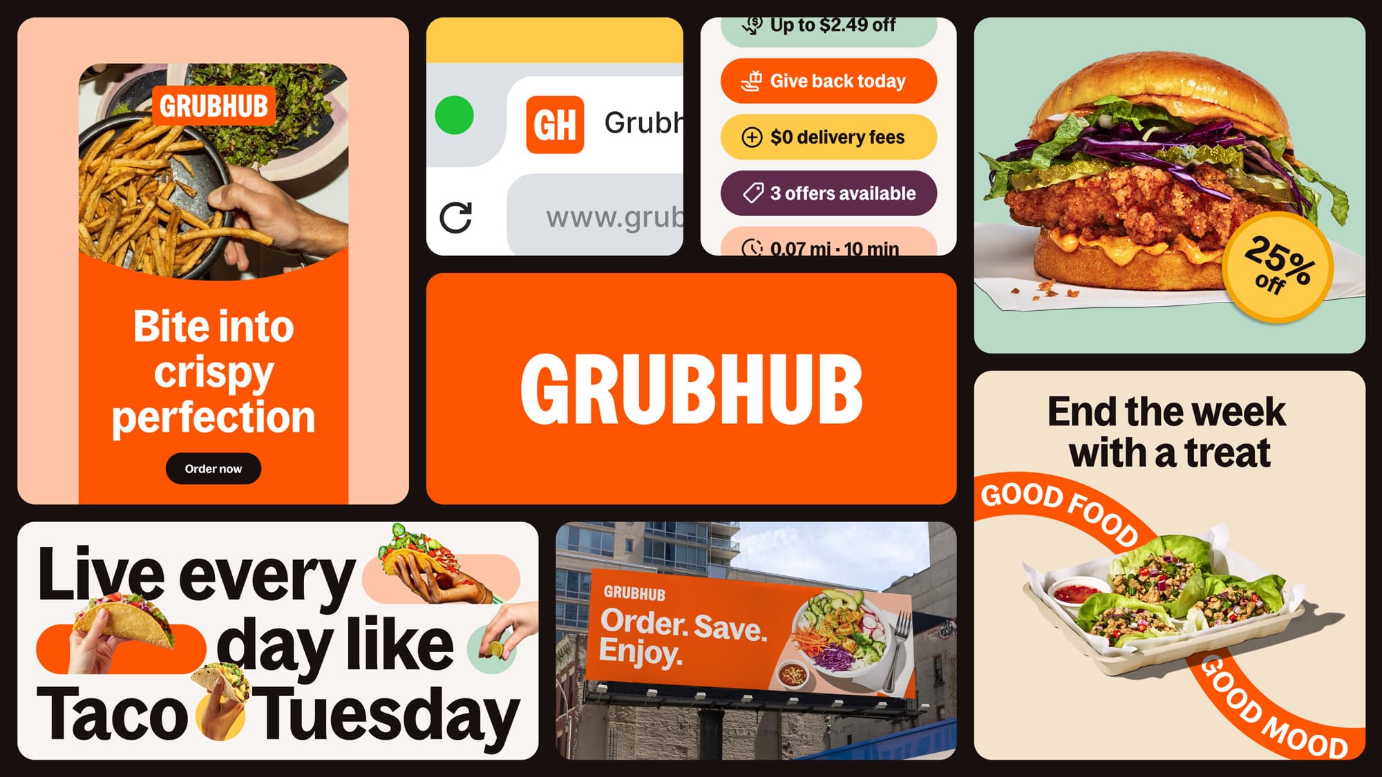 Grubhub brand bento